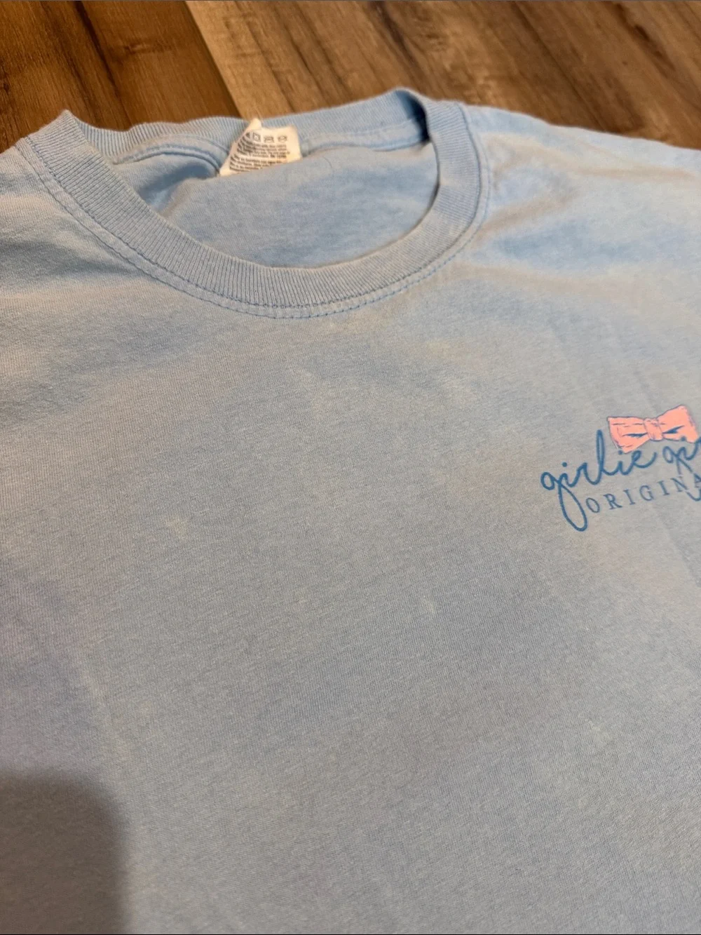 Light Blue Puppy Graphic Tee southern originals golden retriever M Squishmallows